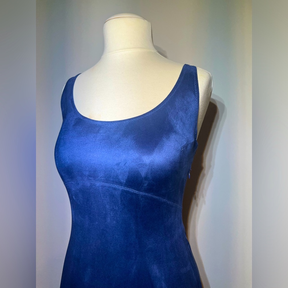 PHILOSOPHY BLUE BODYCON MIDI DRESS | SLEEVELESS | DATE NIGHT | SIZE 2 | NWT - Picture 4 of 10